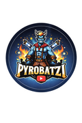 PyroBatzi® „Logo“ Signature Sticker (6x6cm)